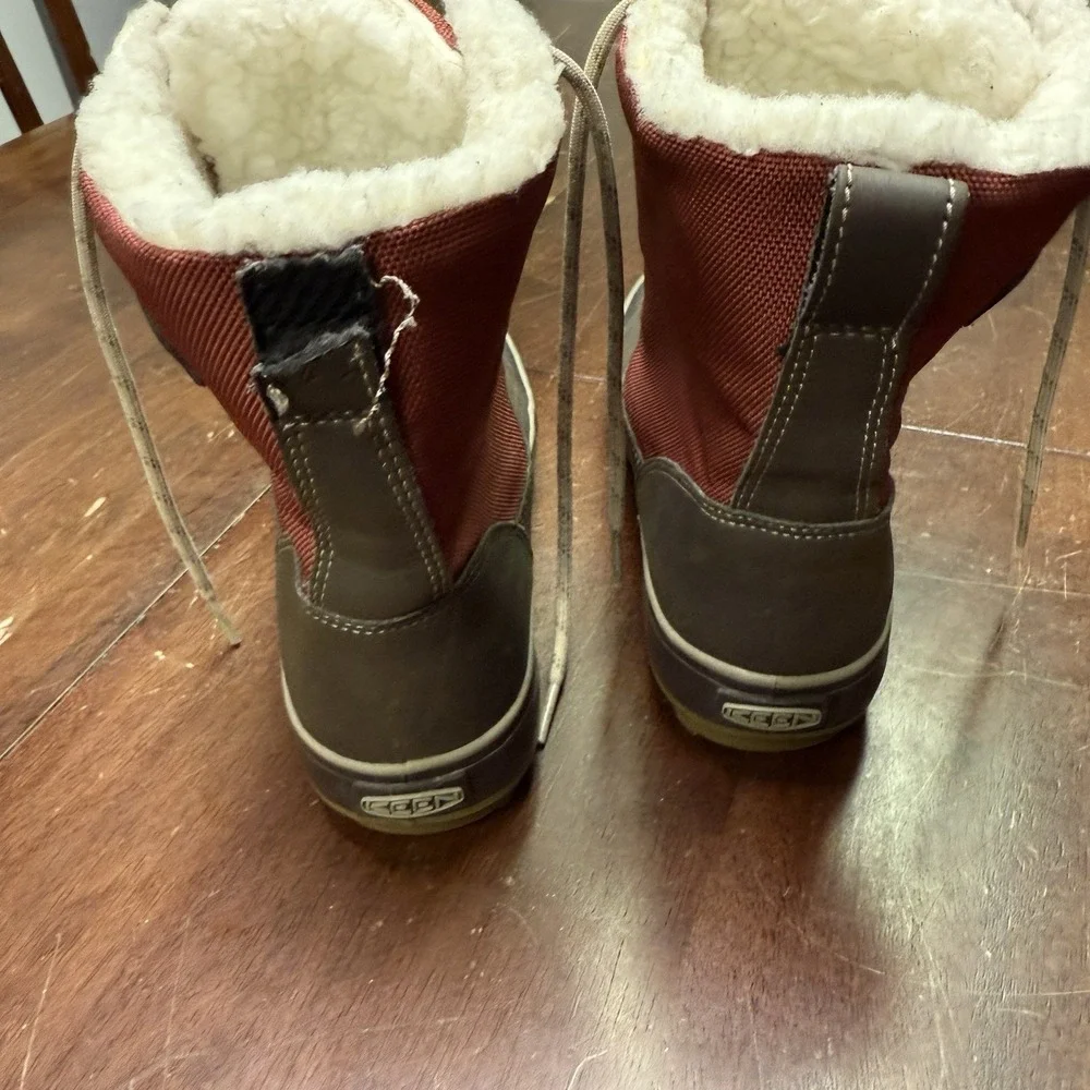 KEEN‎ Elsa Winter Waterproof Boots, Women's 5.5 W, Red Maroon 1017960